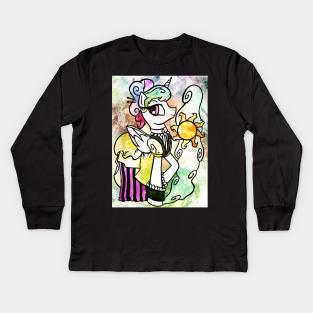 Traveler Celestia Kids Long Sleeve T-Shirt